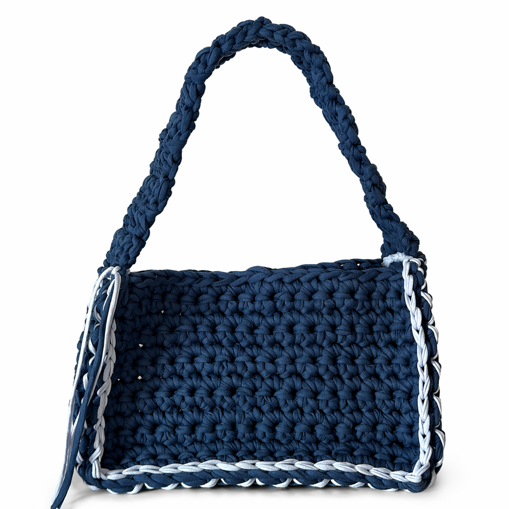 The Annie (M) - Navy & Baby Blue
