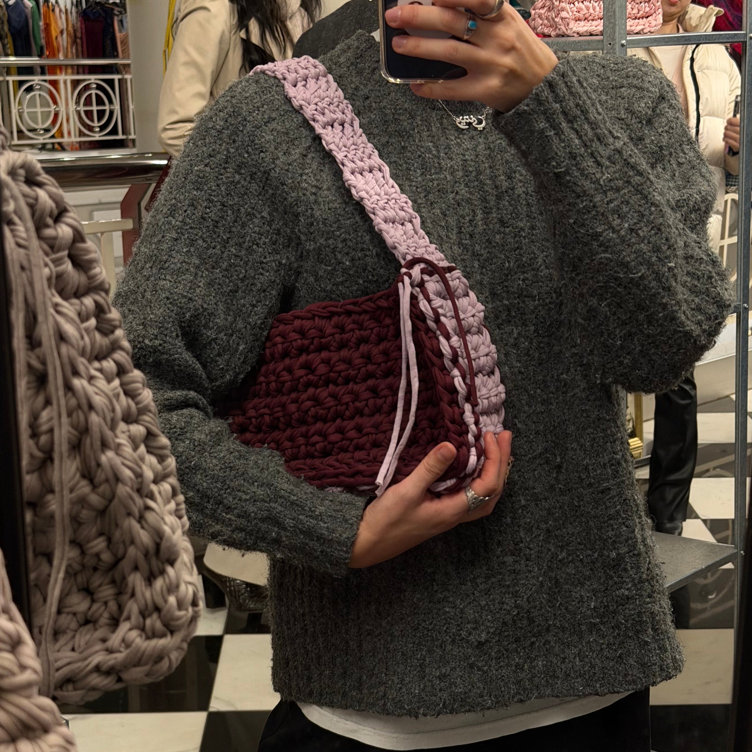 The Annie (M) - Burgundy & Lilac