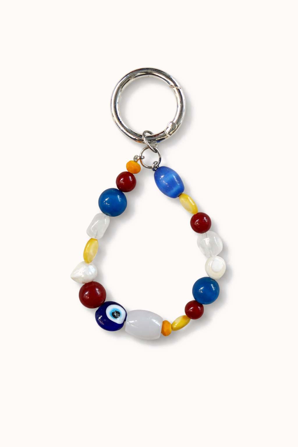 Stone Keychain - Santorini